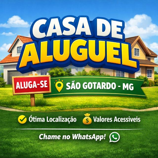 CASA PARA ALUGUEL SG 🏡